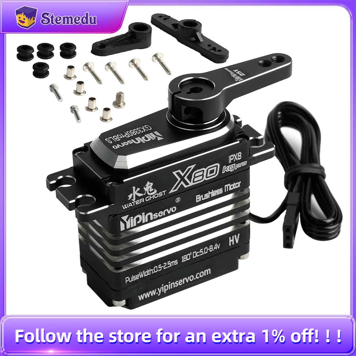80KG Digital Servo Motor All M - Rc Car Servo review and price