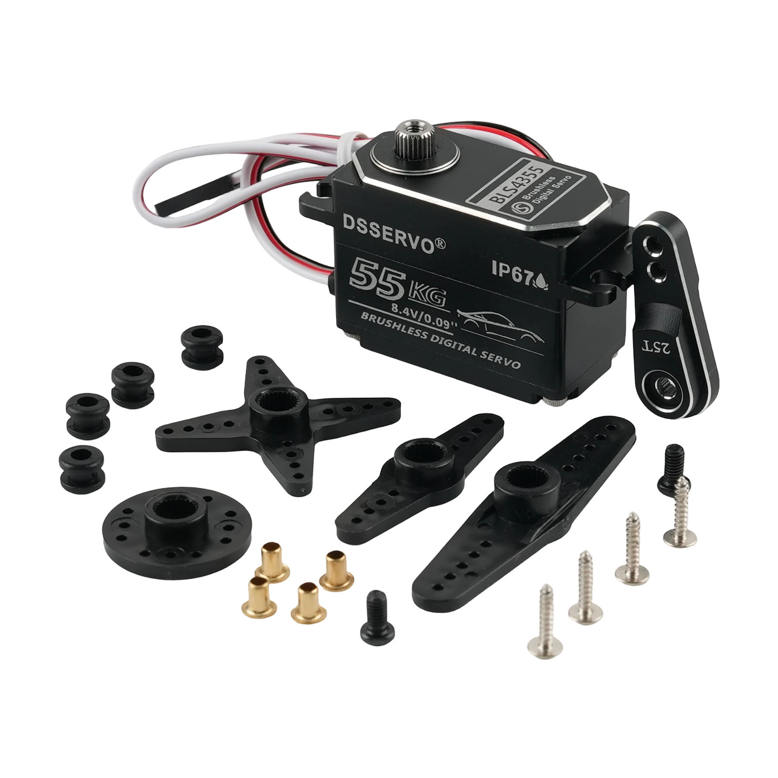 Dsservo BLS4355 55KG Low-profi - Rc Car Servo review and price