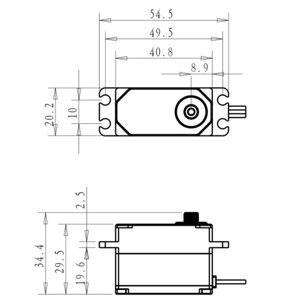 Dsservo BLS4355 55KG Low-profi - Rc Car Servo review and price