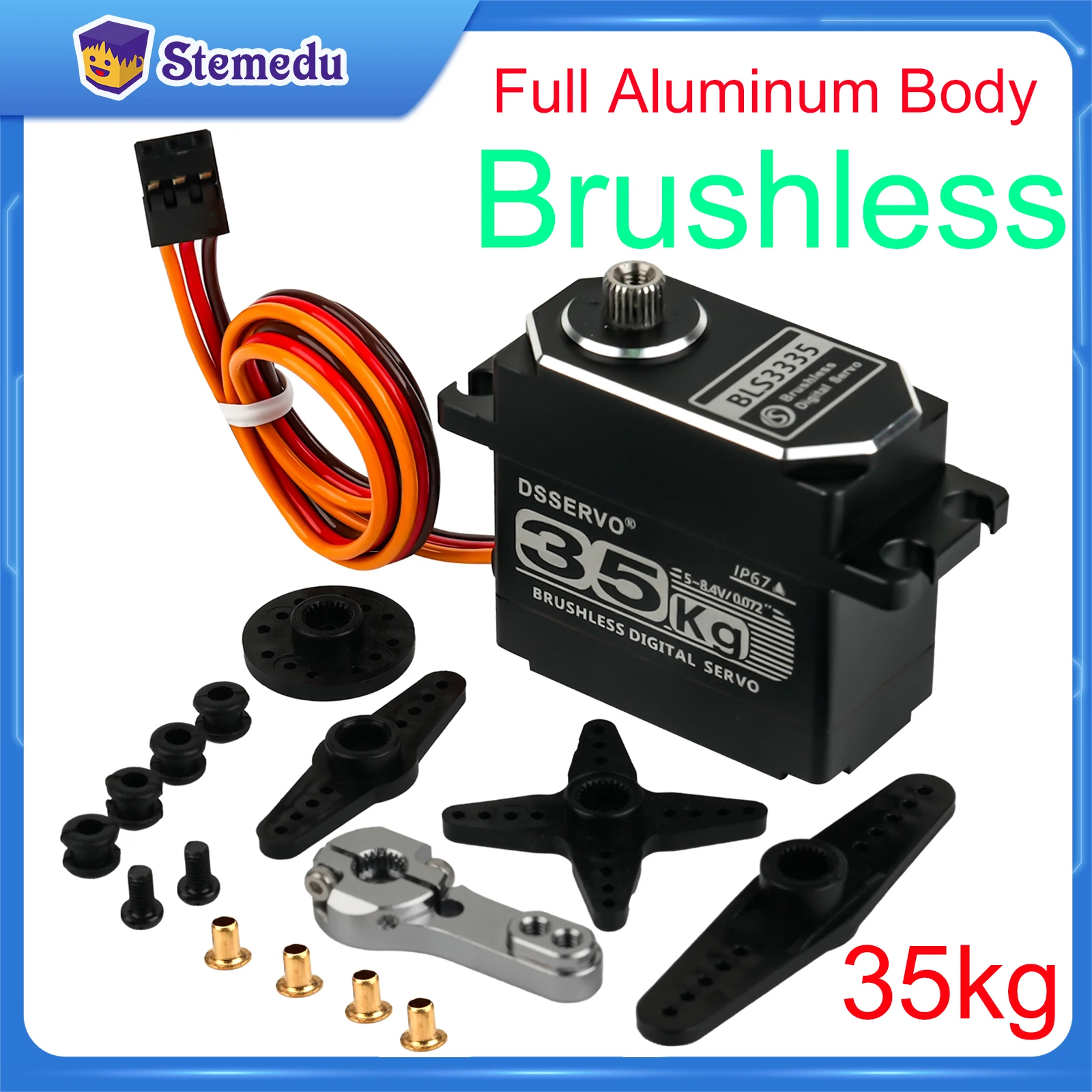 35KG BLS3335 Digital Servo Mot - Rc Car Servo review and price