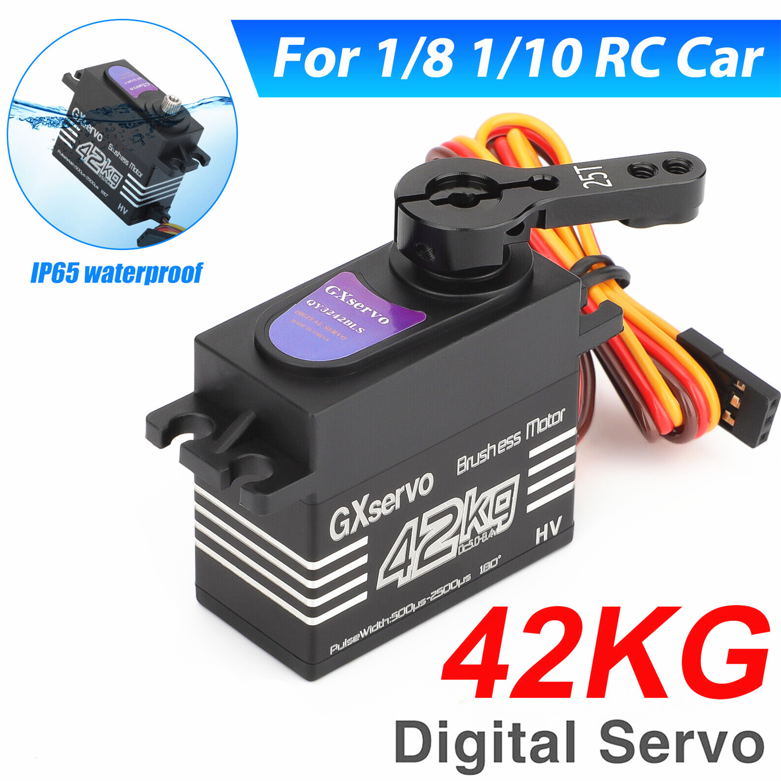 Brushless Motor 180° Metal Gea - Rc Car Servo review and price
